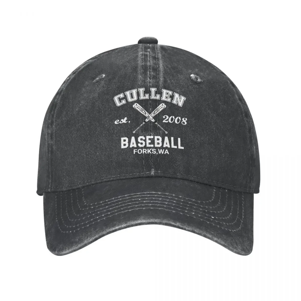 Cullen Baseball Twilight Men Women Baseball Cap Distressed Denim Washed Hats Cap Vintage Outdoor Travel Gift Headwear