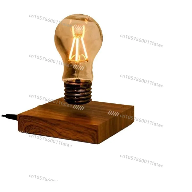 Maglev light bulb night light black technology ornament bedroom creative atmosphere light