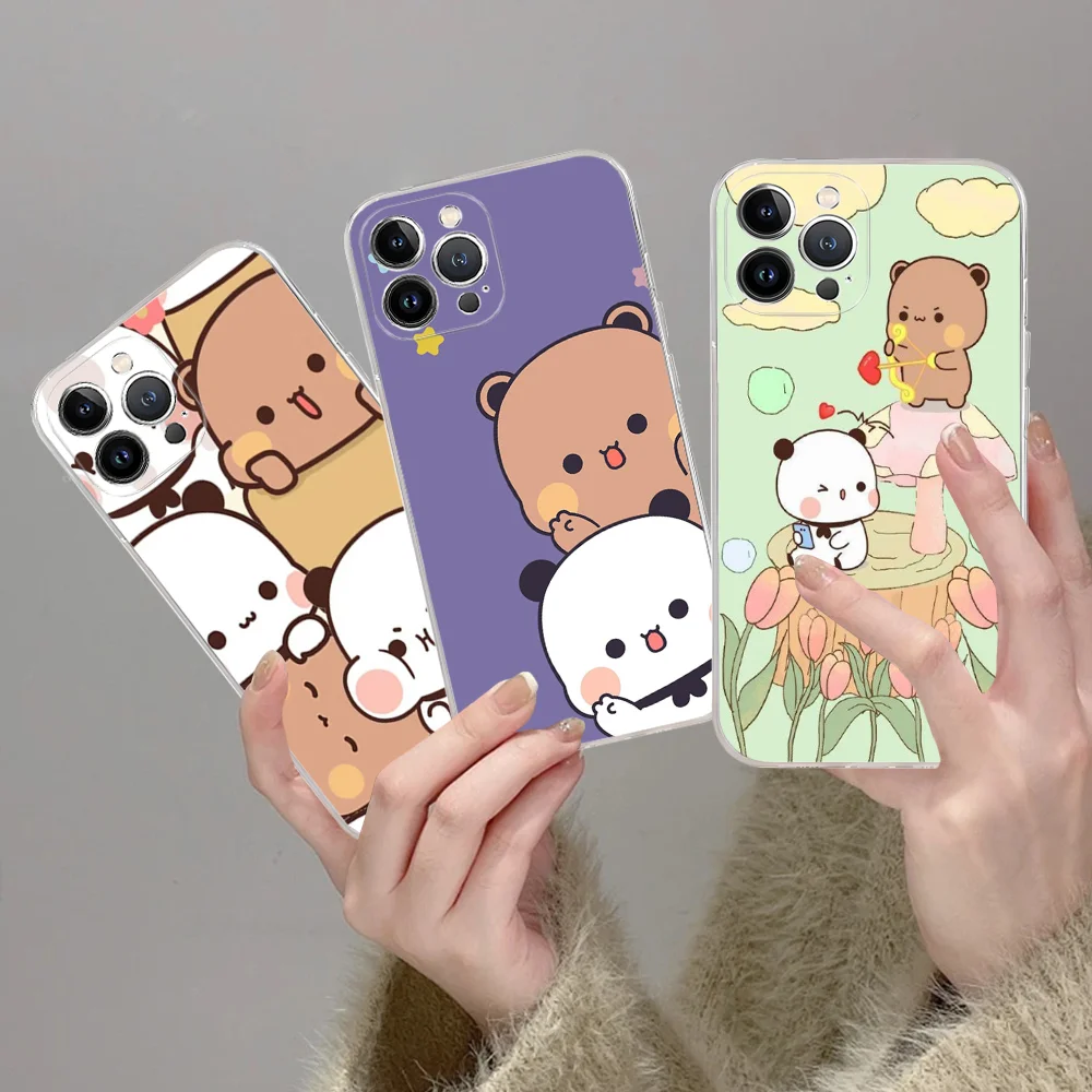 bubu dudu Phone Case for iPhone 16 15 8 7 6 6S Plus X SE XR XS 14 11 12 13 Mini Pro Max Mobile Case
