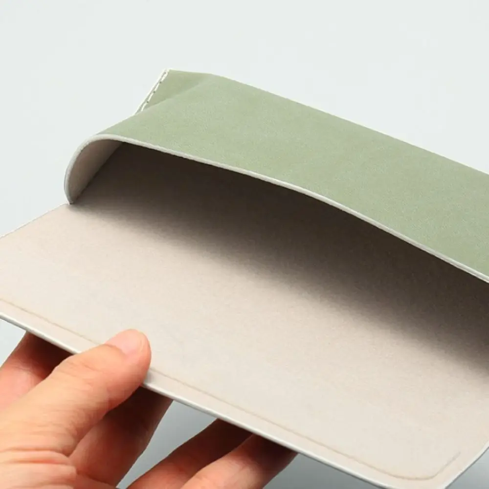 Portable PU Leather Glasses Case Anti-compression Solid Color Sunglasses Protective Box Hard Shell Unisex Glasses Box Women - view 2