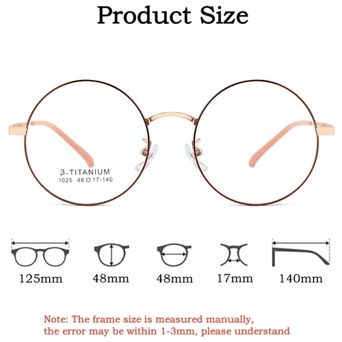 Imagen 2 del producto YIMARUILI, gafas graduadas ópticas redondas Retro para niños, bloqueo de luz azul UV400, miopía, hipermetropía, gafas para niños y niñas 1025T