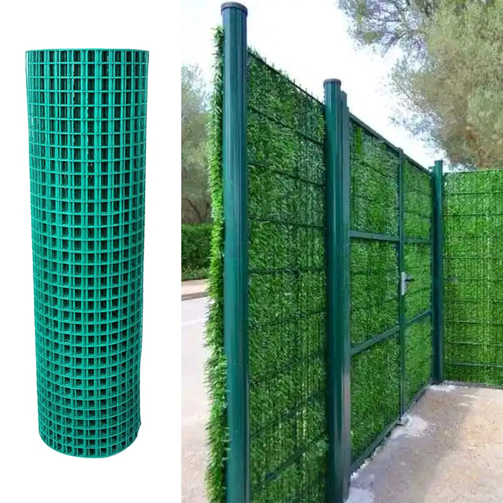 Garden Mesh Netting Poultry Netting Fencing For Yard Garden Fence Roll Reusable Protection Net Mesh Green Heavy Duty Trellis