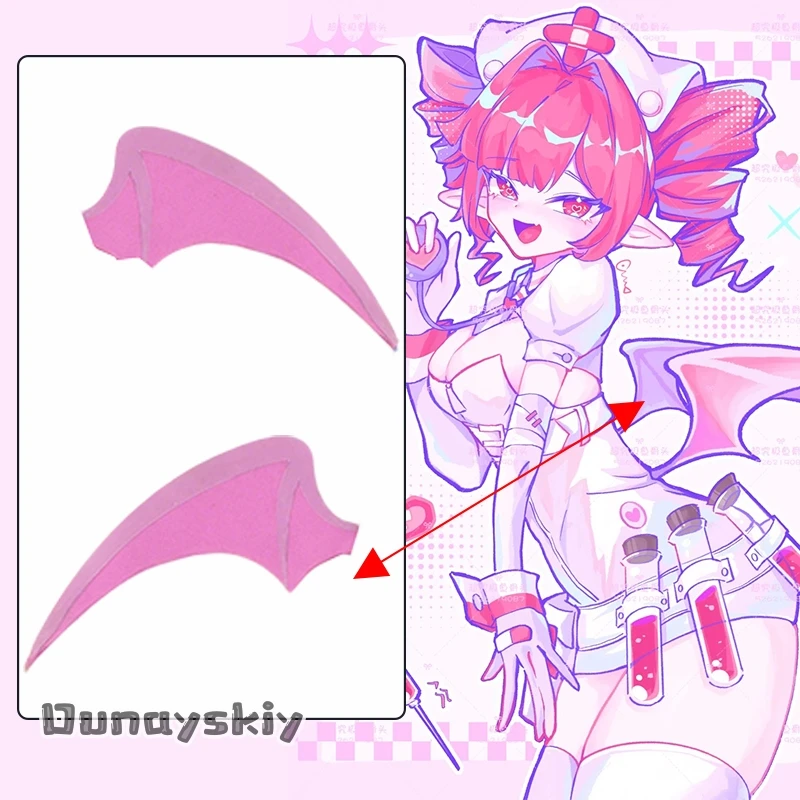 Buro Cosplay Costume Virtual Idol Cosplay Anime Cos MuseDash Costume Nurse Top Skirt Halloween Party Disguise for Adult Women view 5