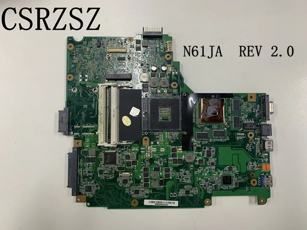 

Mainboard For ASUS N61J N61JA REV 2.0 Laptop motherboard Tested 100% ok work