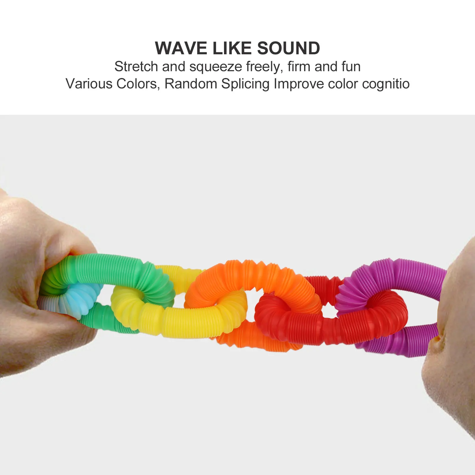 Tubi Giallo Arancione Blu Viola Verde Tubo di trazione flessibile estensibile da 17 mm Tubo di trazione elasticizzato