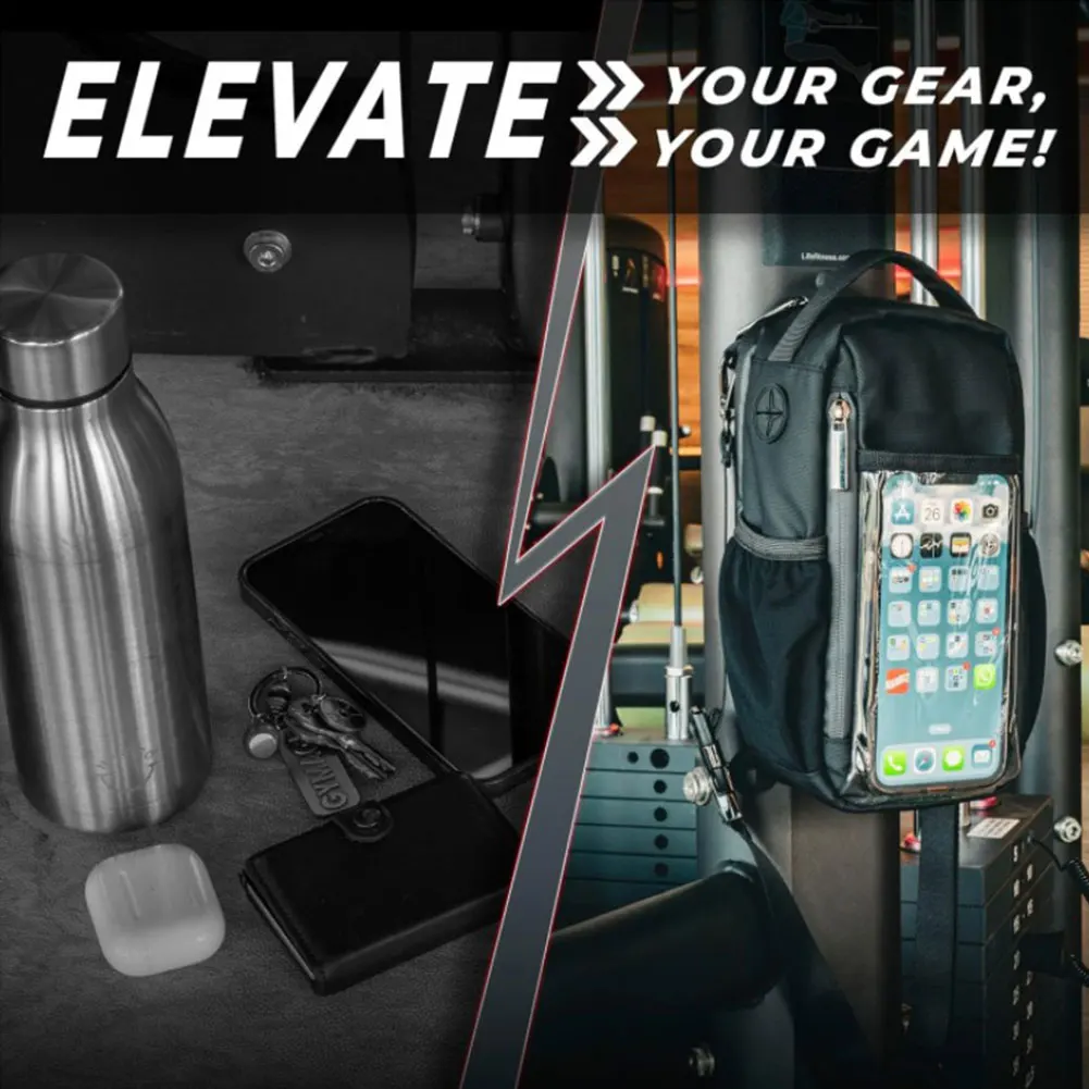 

Магнитная нагрудная сумка для спортзала с держателем для бутылок, сумка-переноска для бутылок с держателем для бутылок для мужчин и женщин, органайзер для аксессуаров для спортзала