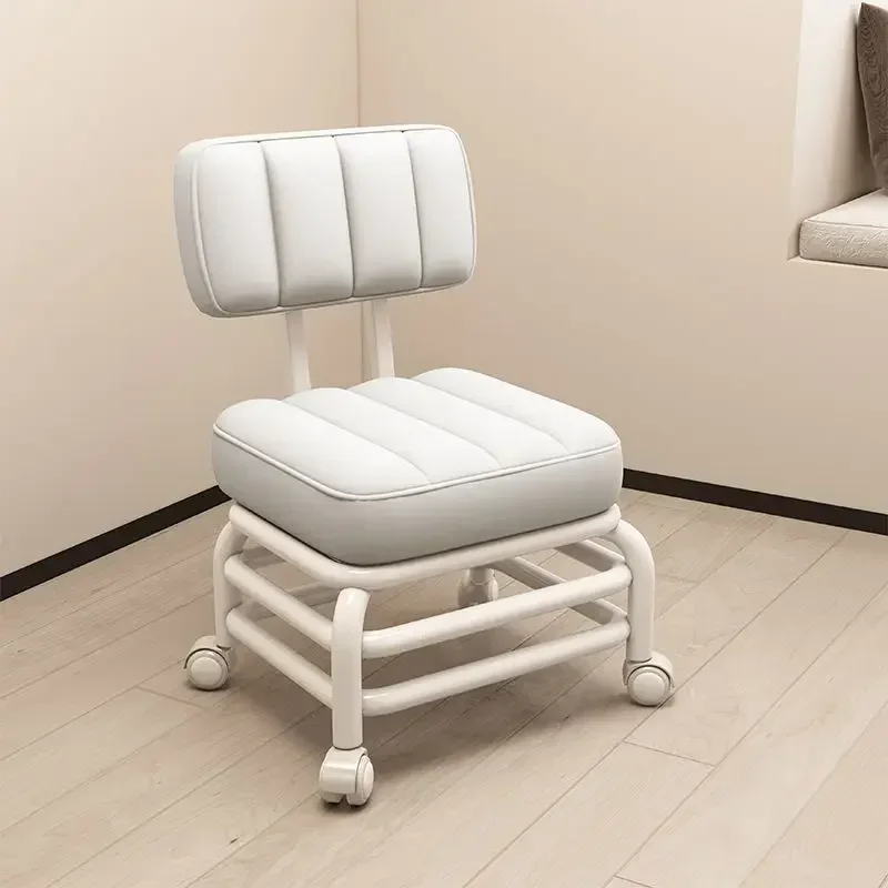 Universal wheel, small stool, fat man with wheels, chair storage trolley, bedroom, small super soft stool, silent wheel