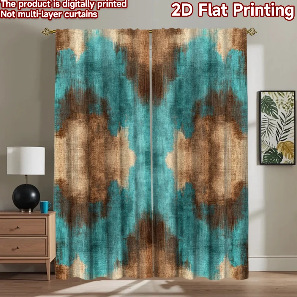 

1pc 2D flat Photography Backdrop Photography Backdrop Blue and Brown 100% Polyester Holiday Decorations Perfect for Holiday