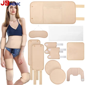 Confezione di olio di ricino Confezione di olio di ricino riutilizzabile in cotone organico per spalla, schiena, mano, involucro di olio di ricino per la constipazione dell'insonnia