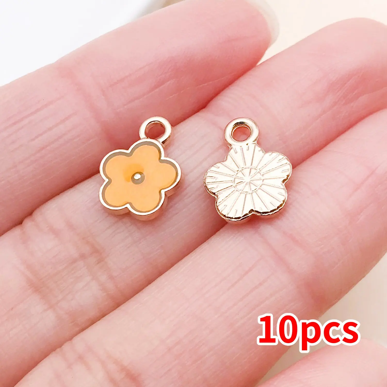 10/20pcs Enamel Charms Alloy Various Styles Pendants