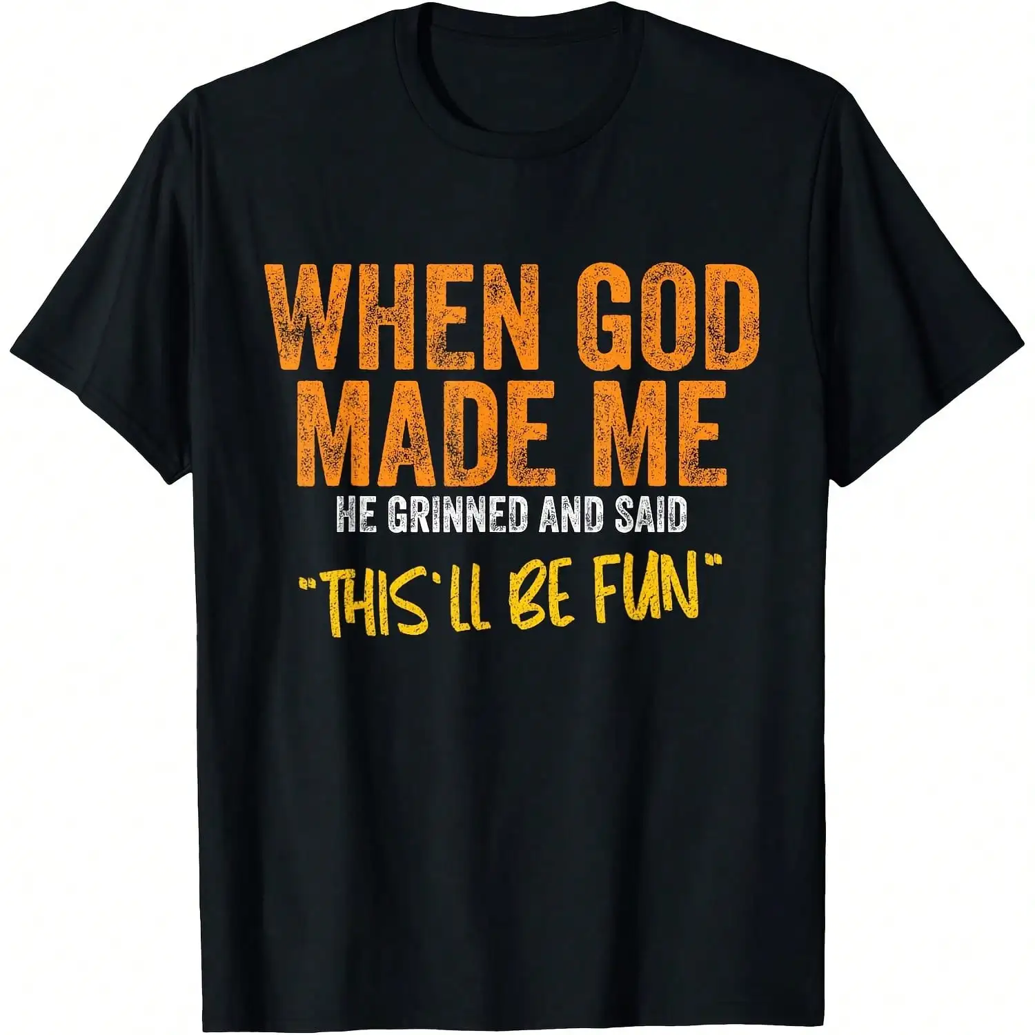 Cuando me hizo cita divertida camiseta de manga corta cuello redondo suelta mujer camiseta señoras camiseta Tops ropa camisas