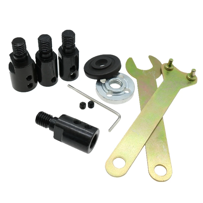 Motor Shaft Coupler Sleeve Saw Blade Coupling Joint Connector Saw Chuck Adapter Connecting Rod M10-5/6/6.35/8/9.5/10/12/14/16mm