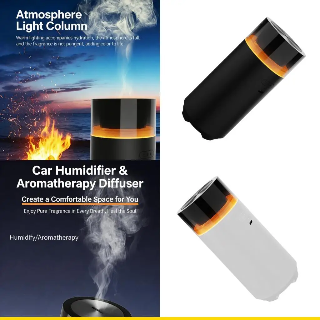 SZCH Tiny USB Humidifier For Cars And Desks With Quiet Operation And Auto Shut Off