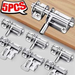 Stainless Steel Slide Bolts Lock Gates Fences Garage Shed Toilet Drawer Door Gate Latch Home Hardware Gate Safety Door Bolts