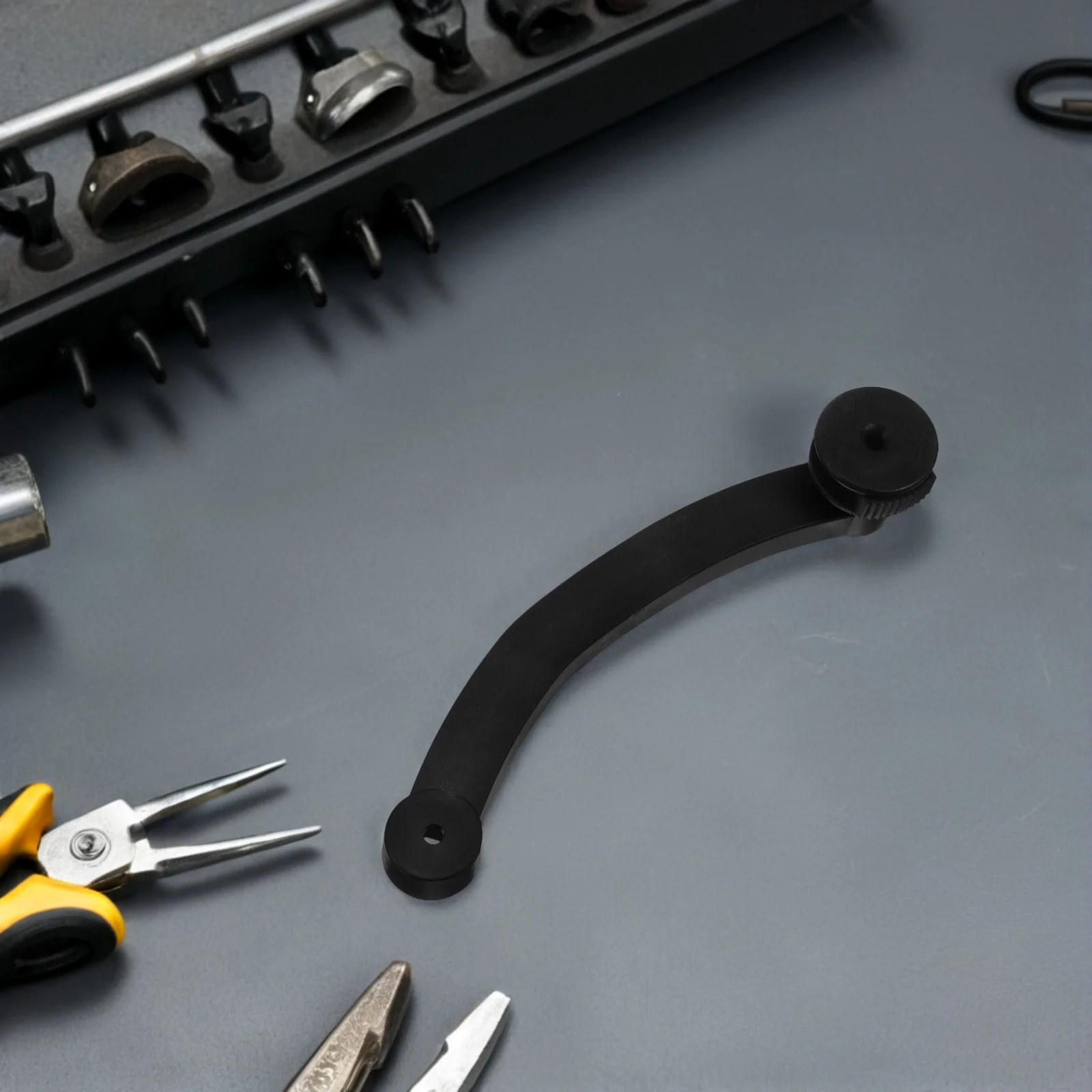 

Tire Balance Caliper Handle Plastic Ergonomic Design Anti-Slip Surface Wheel Balancing Measuring Tool for Car Repair DIY