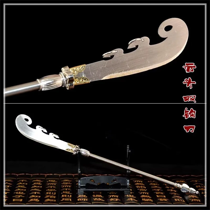 

1/6 Ancient Miniature Cold Weapon Double Hook Knife High Quality Model Accessories Fit 12'' Action Figures In Stock Collectible