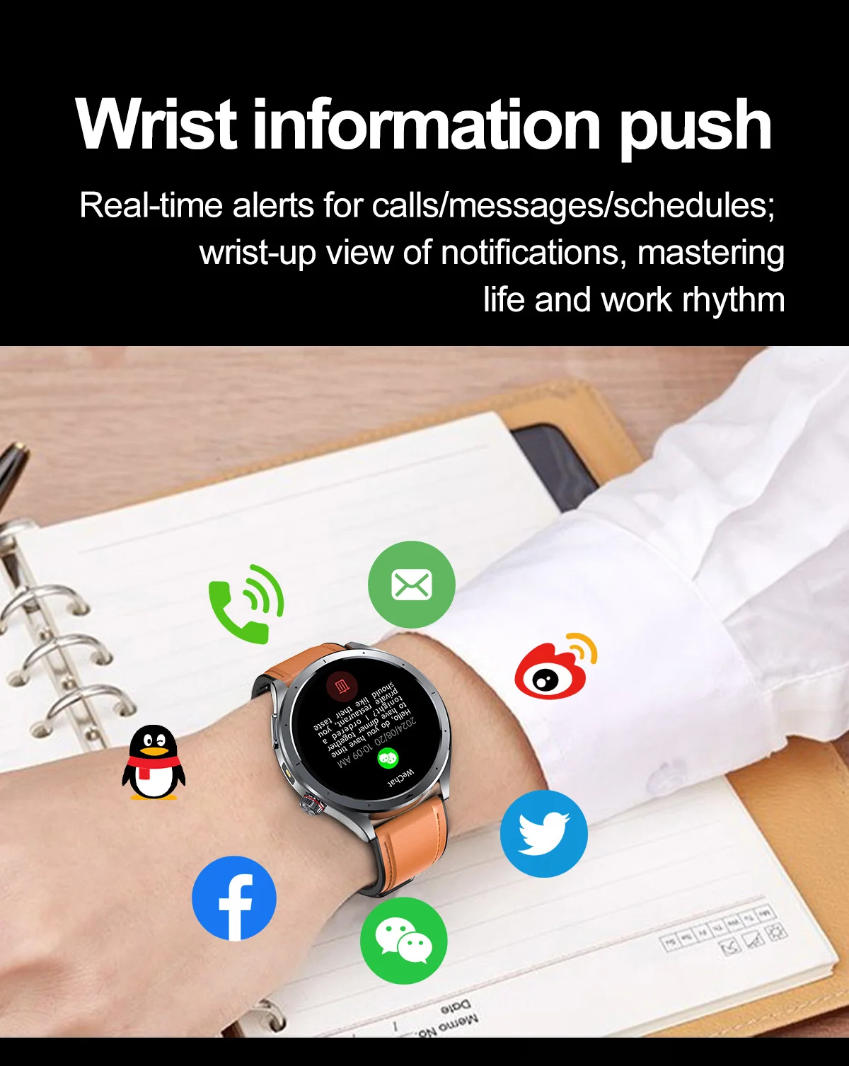 2026 Neue Körperfettanalyse Gesundheits-Smartwatch EKG+PPG Harnsäure Blutdruck Blutsauerstoff Uhr Anruf-Smartwatch für Männer Frauen – Detail 25