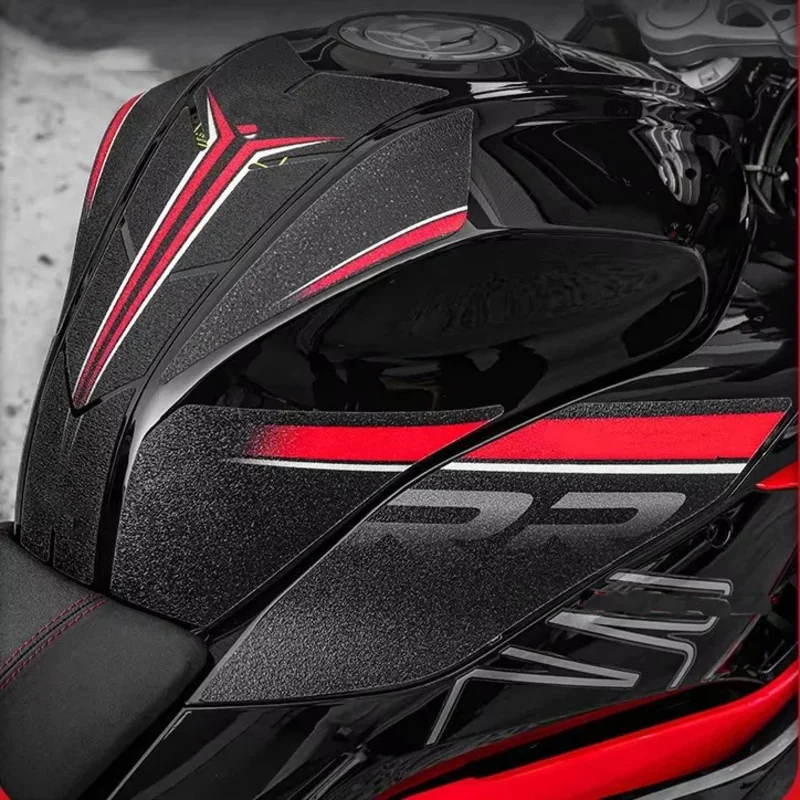 

Non-Slip Motorcycle Fuel Tank Pad for QJMOTOR Race 150 Race250, Side Knee Grip Sticker, Protective Sticker