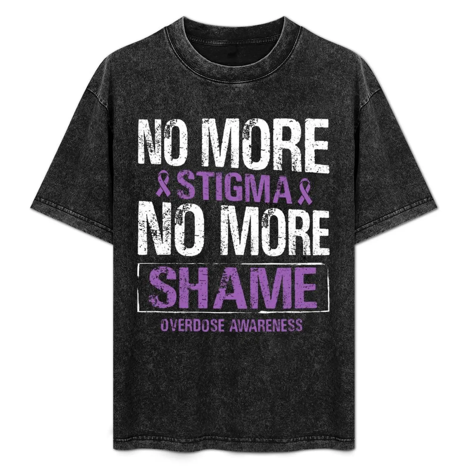 

Футболка No More Stigma No More Shame Overdose Awareness, однотонная футболка с рисунком аниме, винтажные футболки, мужские белые футболки