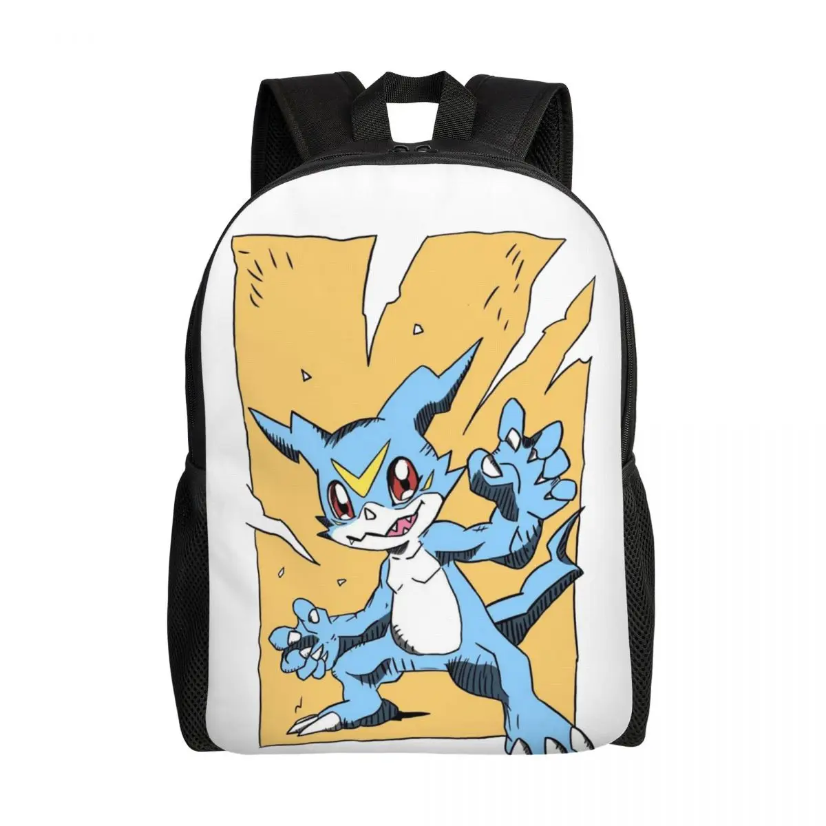 

Custom Digimones Adventure Anime Backpack Men Women Fashion Bookbag for College School Bags