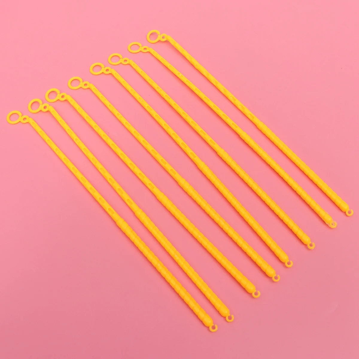 100 قطعة 23 سنتيمتر فانوس بلاستيكي مقبض السلس يده فانوس قضيب للحزب مهرجان جمع ديكور المنزل استخدام البرتقال #4