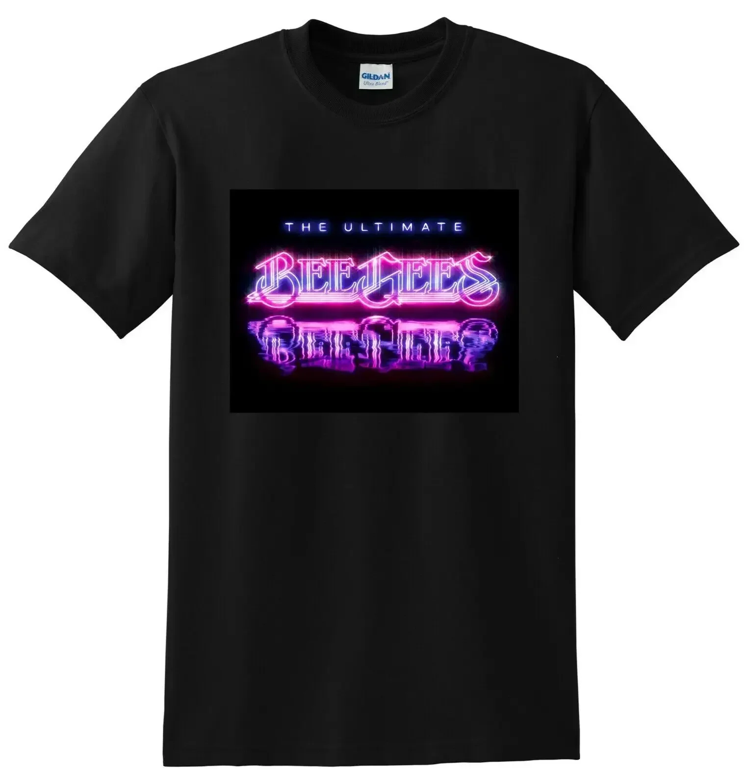 CAMISETA THE BEE GEES Ultimate bee gees vinilo cd cubierta PEQUEÑO MEDIANO GRANDE o XL