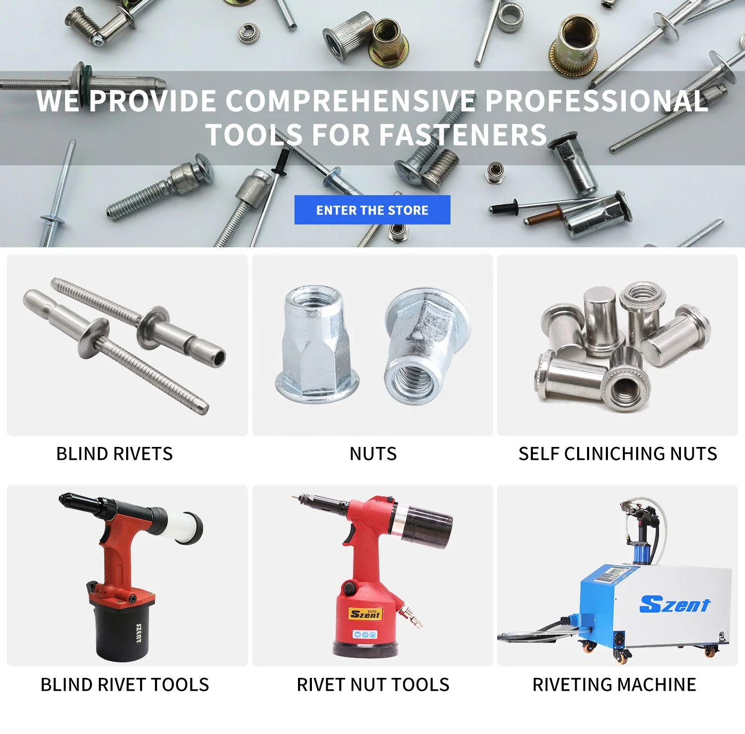 4.8-6.4mm Cordless Rivet Tool Safe Lithium Battery SZENT-HY6 Lithium Ring Groove Rivet Gun For Huck Bolt Lockbolt