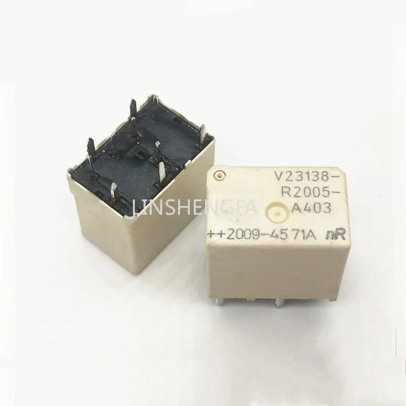 

5PCS/LOT V23138-R2005-A403 10-pin Two-group Switching Automobile DC Electromagnetic Relay