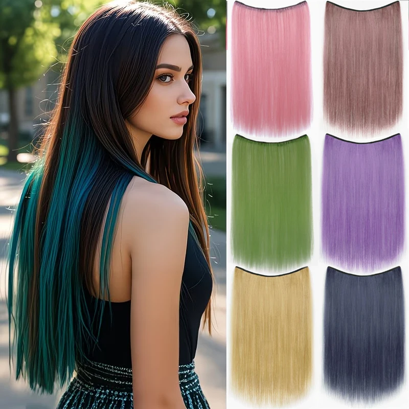 Colorful Clip-In Ha…