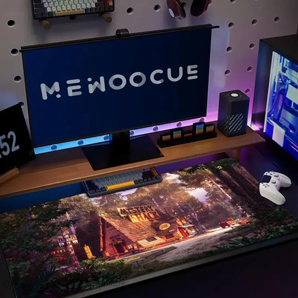 Cartoon Gravity Falls Bill Cipher Mousepad Large Gaming Mouse Pad LockEdge Thickened Computer Keyboard Table Desk Mat