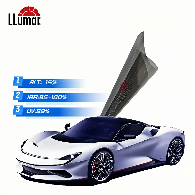 

Автомобильная оконная пленка LLumar AIR15100, раскрашивающая пленка, теплоизоляционная охлаждающая оконная пленка автомобиля, защита конфиденциальности, солнцезащитная пленка