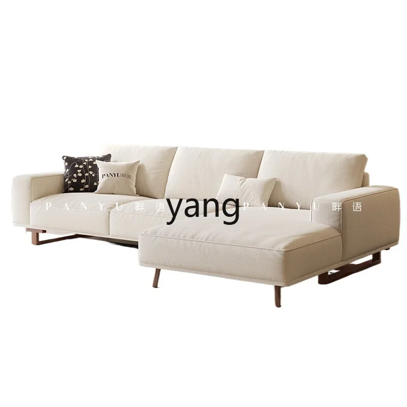 CX corner fabric sofa medieval wabi-sabi wind living room modern simple straight row