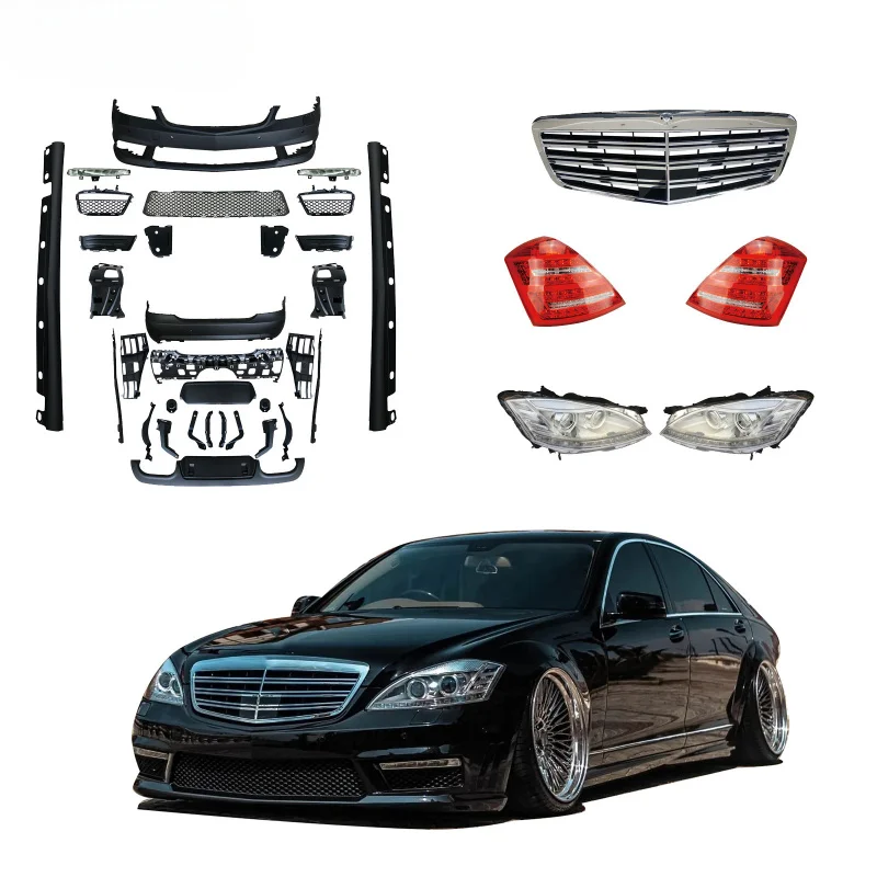 

SAAR Hot Selling ABS+PP Material Suitable for Mercedes-Benz S-Class W221 07-14 Upgrade S63 S65 Full Body Kit