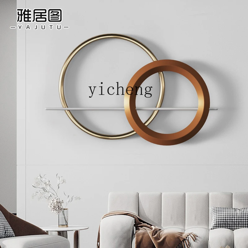 L7-10  living room sofa TV background wall decoration beauty shop decoration pendant metal wall hanging decoration