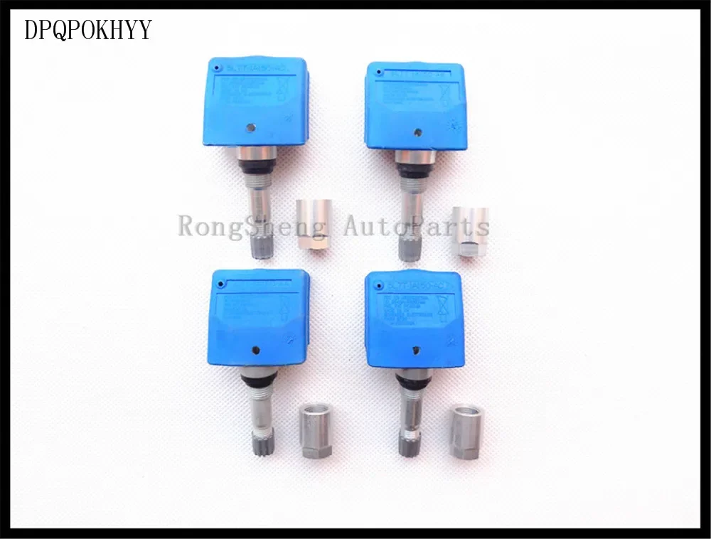 

DPQPOKHYY Set of 4 For Ford Lincoln Tire Pressure Monitors 5L7T-1A150-AC/AB/AA TPMS OEM