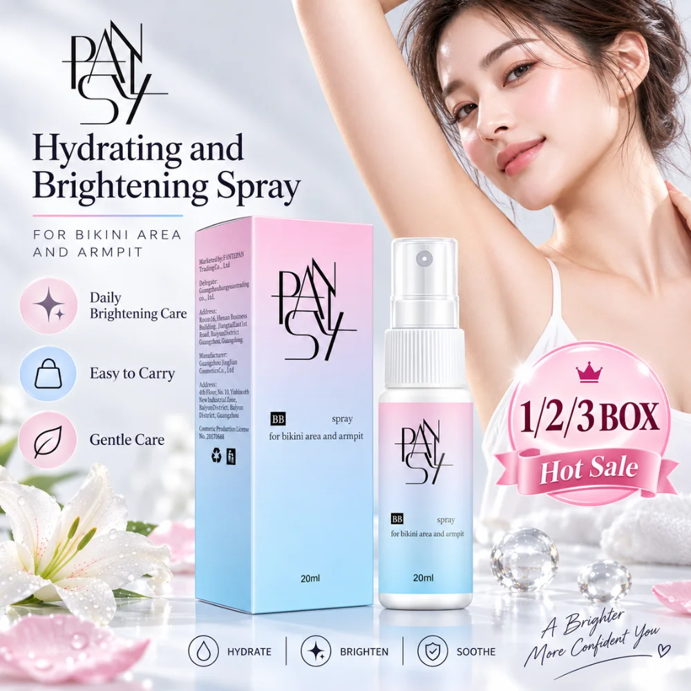 Brightening Concealer Spray 20ml Fast Dry Sweat Resistant Lightweight Body Makeup Mist for Underarm Bikini Line Knees and Neck