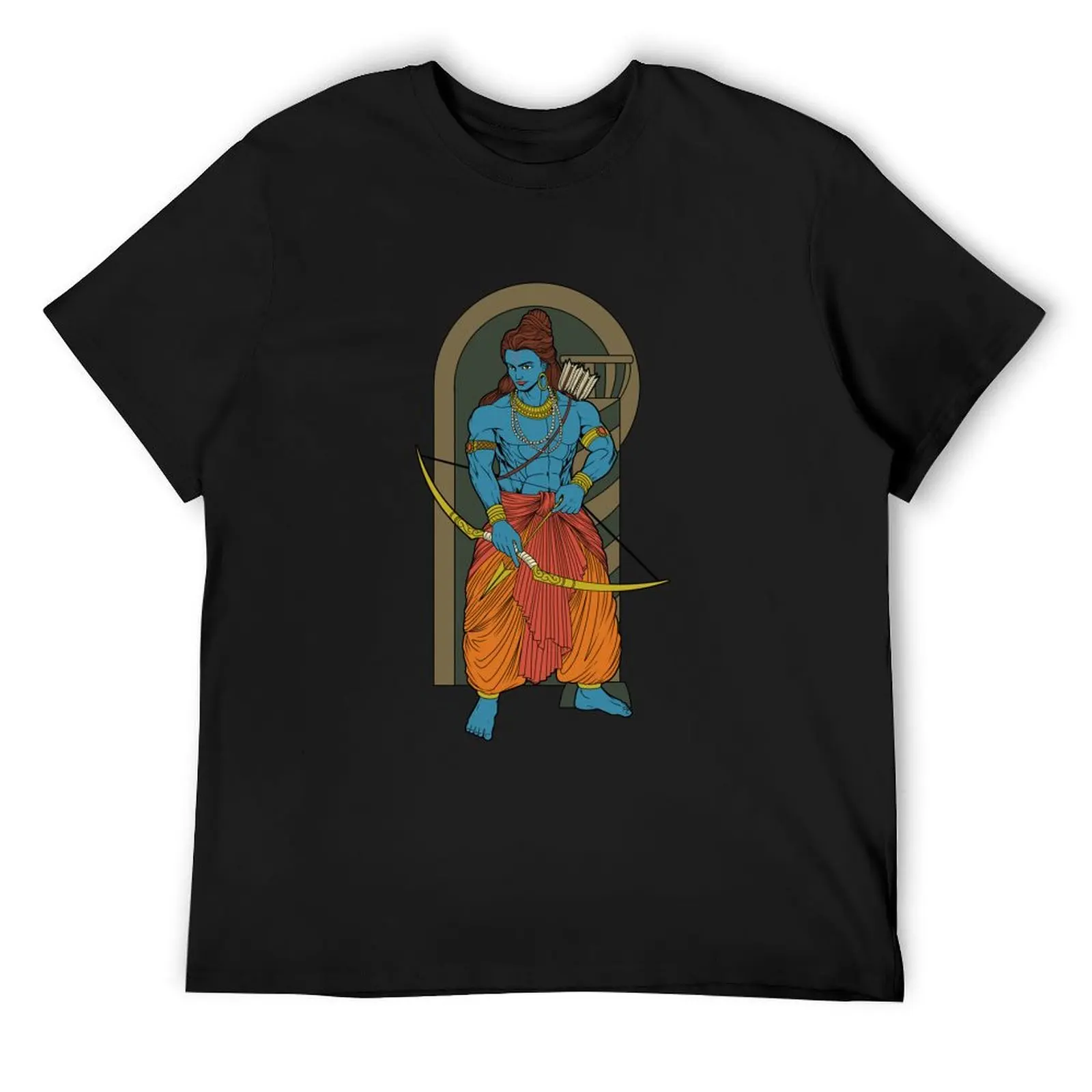 Hindu god - Rama T-Shirt oversized t shirt street wear custom shirt mens clothes