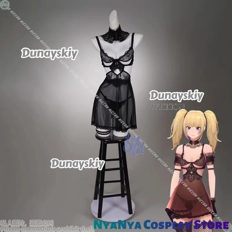 Ani Grok Ai Virtual AI Girlfriend Cosplay Anime ملابس داخلية مثيرة شبكية شفافة ورغبة نقية انظر فستان النوم لوليتا الهالوين كوس