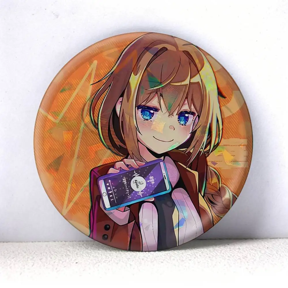Rikka Inohana Tune In to the Midnight Heart 75mm 58mm 44mm 25mm Brooch Backpack Hat Pins Accessories Toys Badge