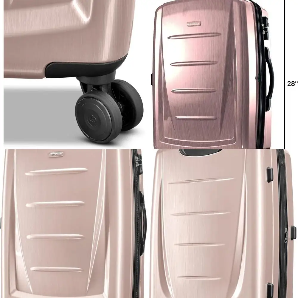 

Expandable Hardside Spinner Luggage, Artic Pink, 28-Inch Large