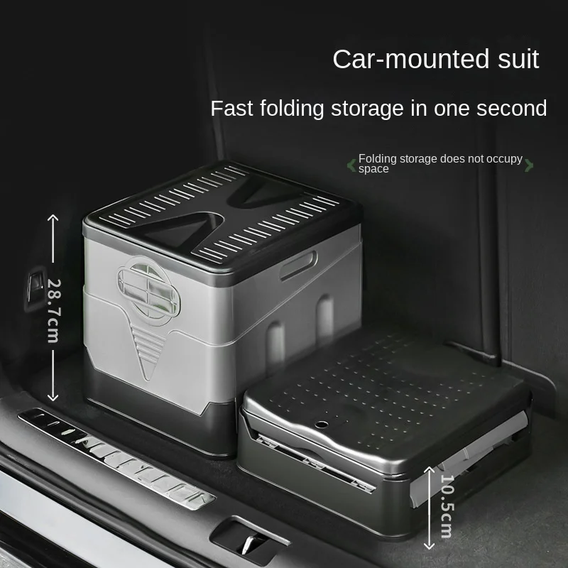 Outdoor Travel, Car Mounted Toilet, Portable with Lid, Anti Odor Toilet, Camping New Materials, Car Trunk, Storage Box