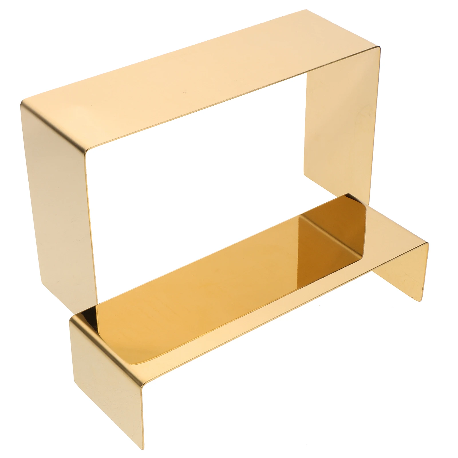 

2 Pcs Showcase Props Metal Shoe Stand Display Stands Handbag Holder Purse Displays Retail Racks
