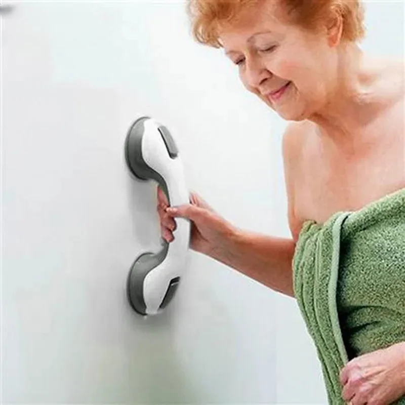 Bathroom Safety Helping Handle Anti Slip Support Toilet Safe Grab Bar Handle Vacuum Sucker Suction Cup Elderly Handrail