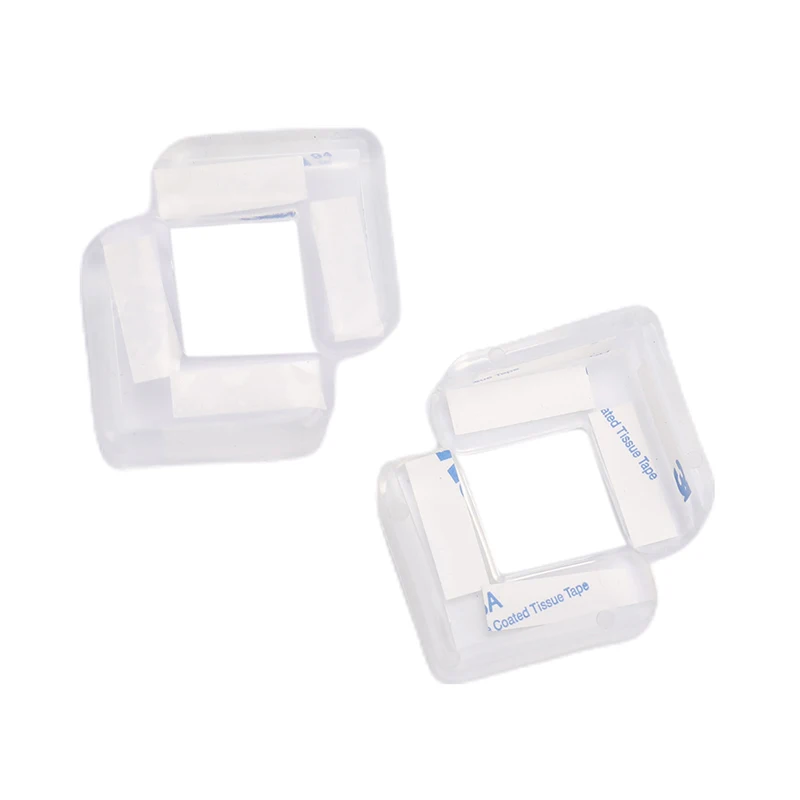 4pcs Transparent Collision Angle，Silicone Baby Safety Protector Furniture Corner Cover Anticollision Edge 4.3cm*4.3cm