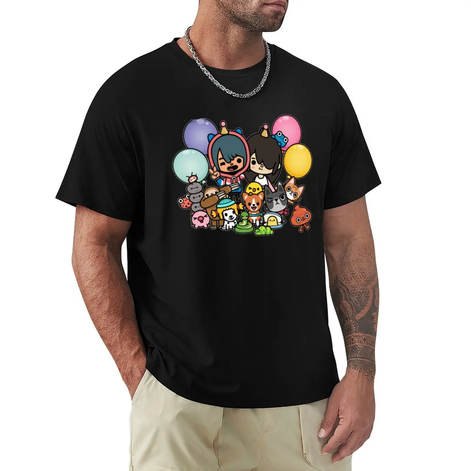 

Toca boca T-Shirt shirts graphic tee korean fashion shirts men