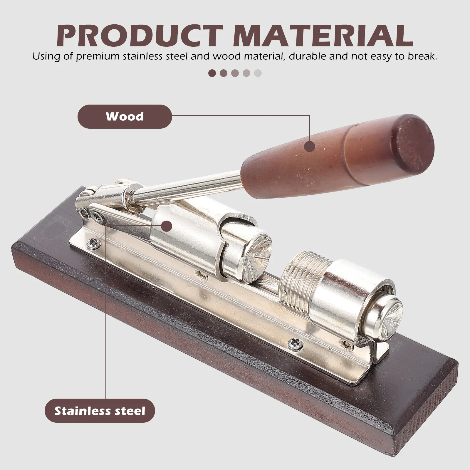 

Multi Function Nut Cracker Tool Strong Stainless Steel Construction Smooth Operation Portable Design for Convenient Home Use