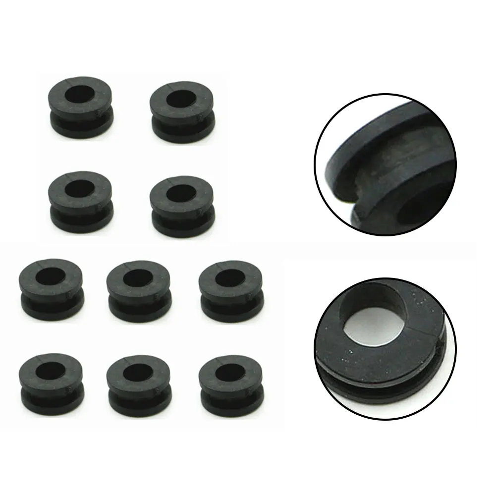 1pcs Grommets Grommets Black For Honda For Kawasaki For Suzuki Grommet Grommets Kit Fairing Rubber Accessories