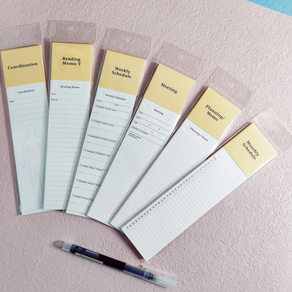 

24 Sheets Multifunctional Memo Pad Students Read The Markers BookMarker Handbook Stationery