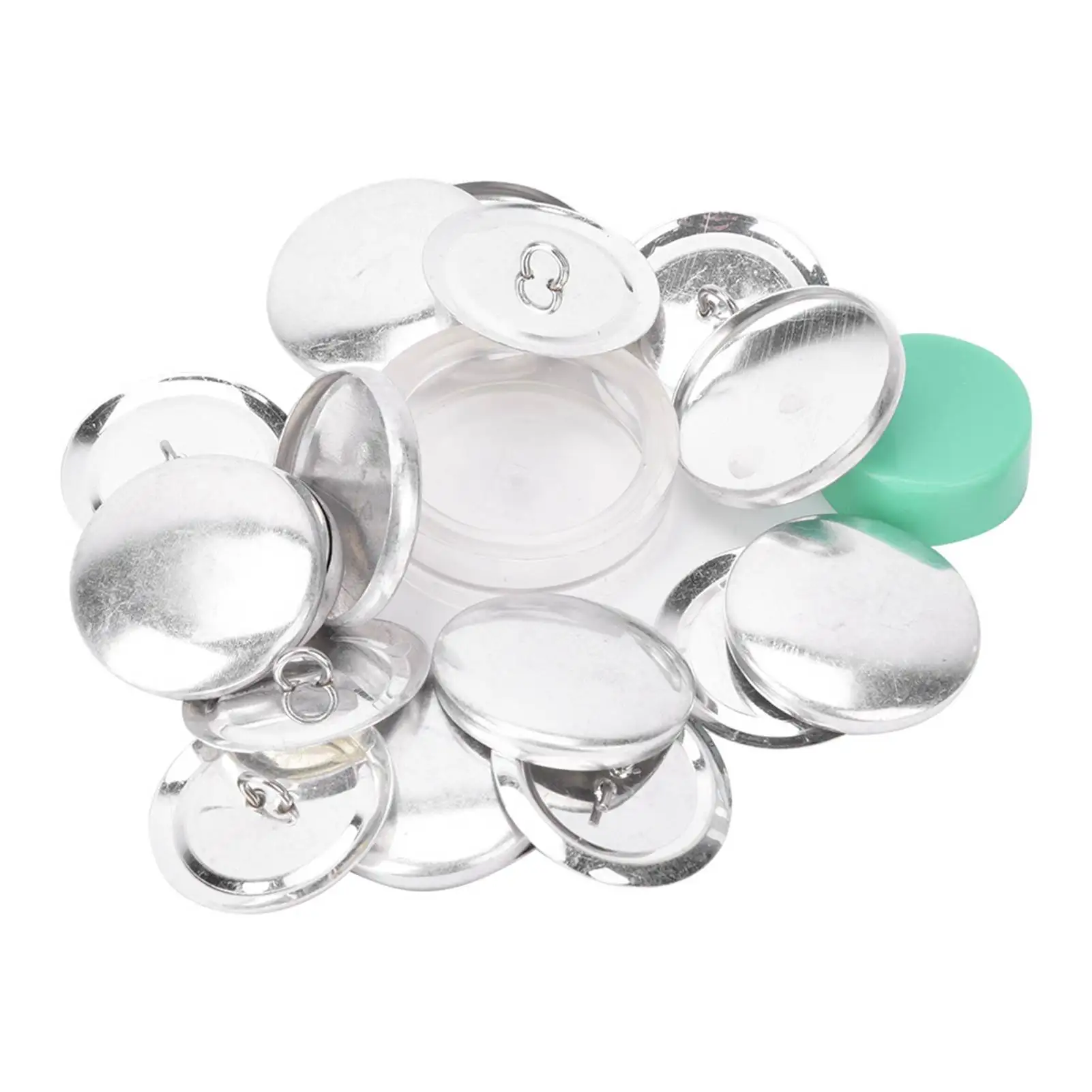 Stoffen Tas Cover Knoppen Kit Ronde Knoopbasis Diy Handgemaakte Handwerk Gesp Maken Gereedschap Cover Knoppen Montage Tool Cover Knoppen