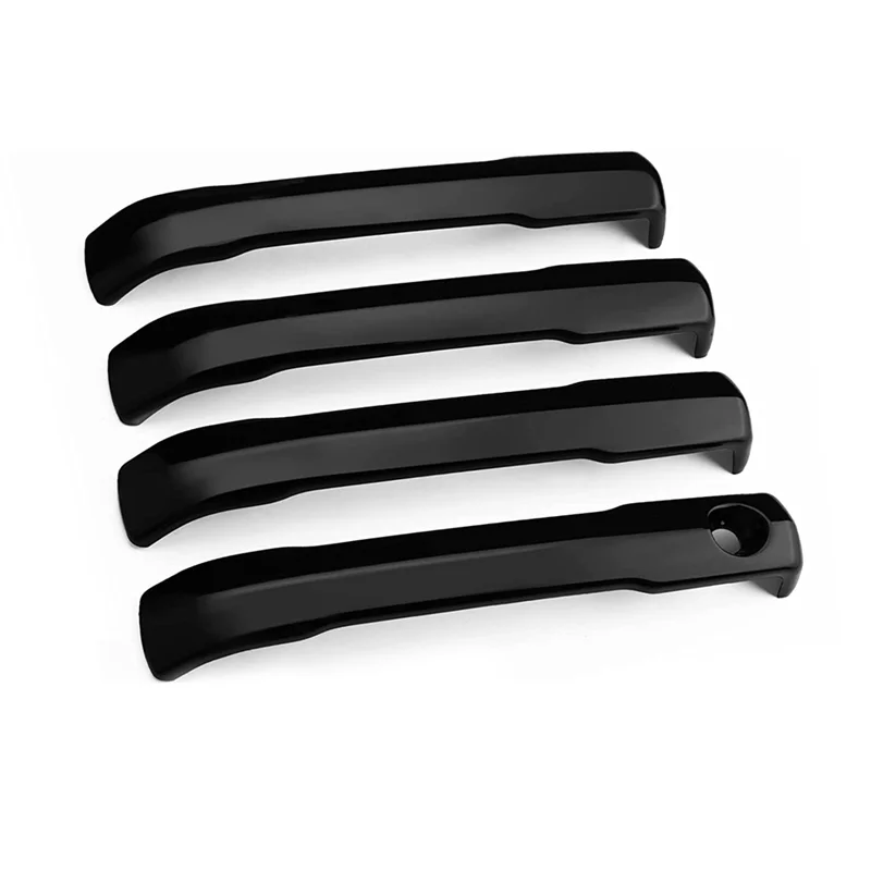 Car Exterior Door Handle Cover Trim Protector for Toyota Tundra 2022-2023 Accessories - Piano Black